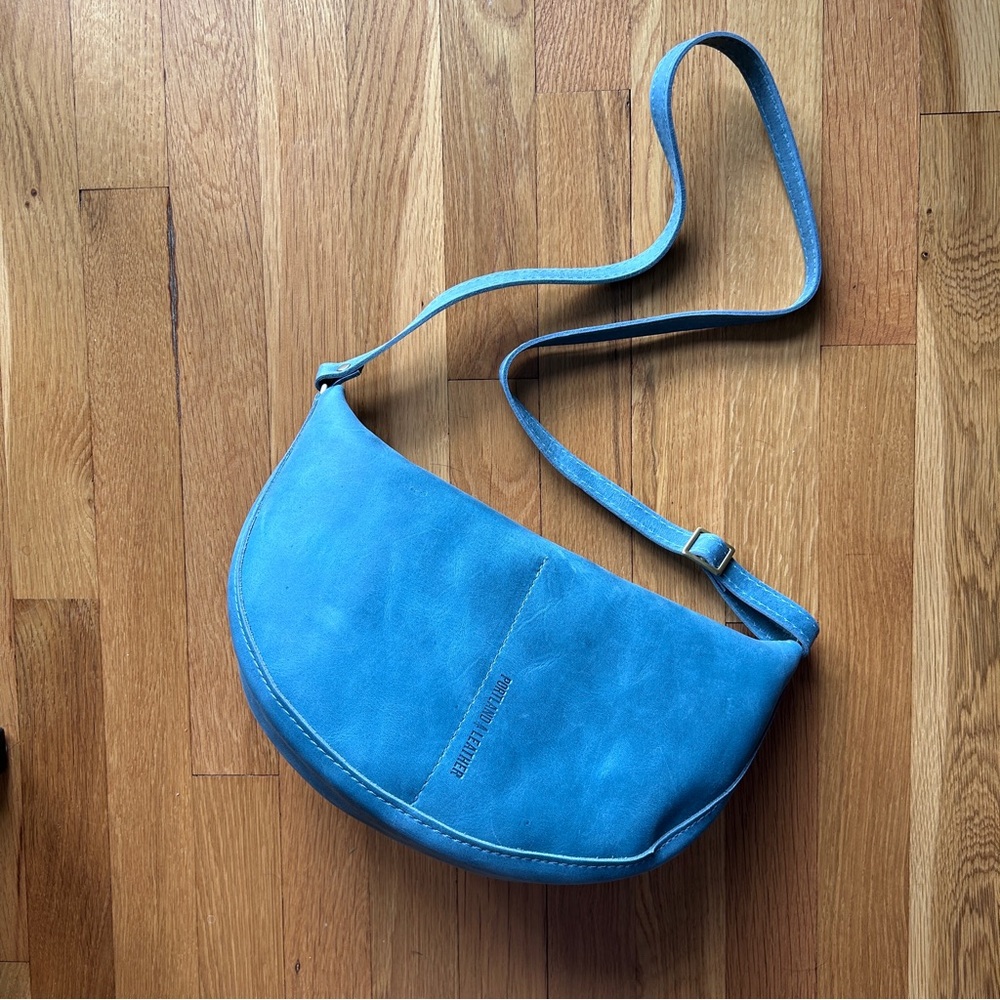 Portland Leather Goods Large Koala Teal